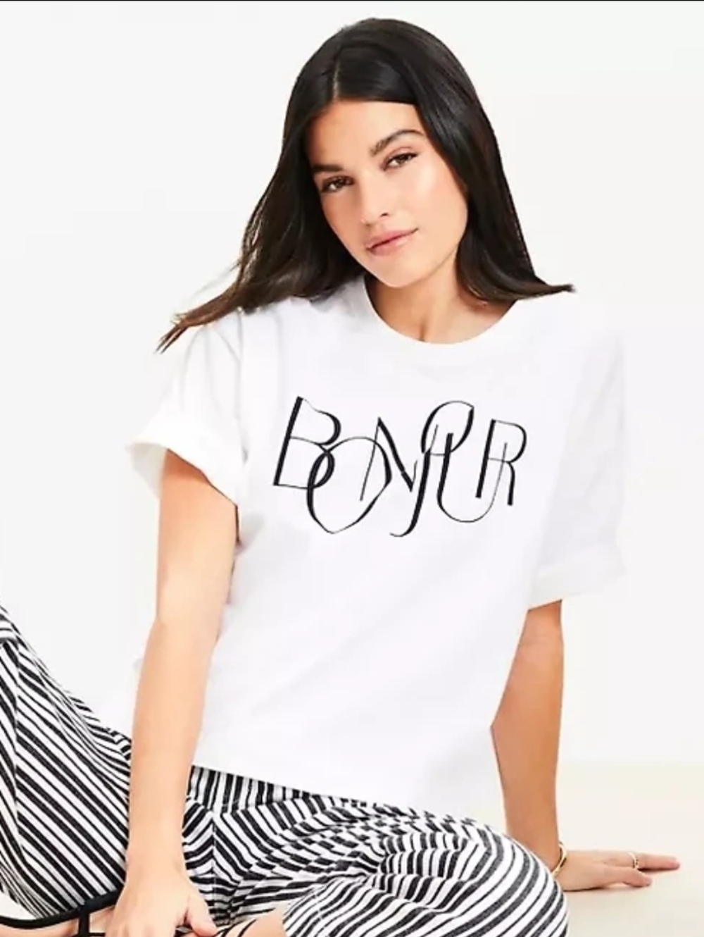 NEW 'Bonjour' Boxy Tee